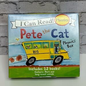 Pete the Cat Children's Books Box Set of 12 I Can Read Phonics Box NEW IN BOX
